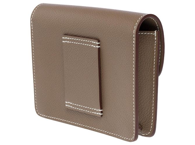 Hermès Accessorio HERMES Roulis Slim in Pelle Etoupe - 101795 Taupe - vista 6