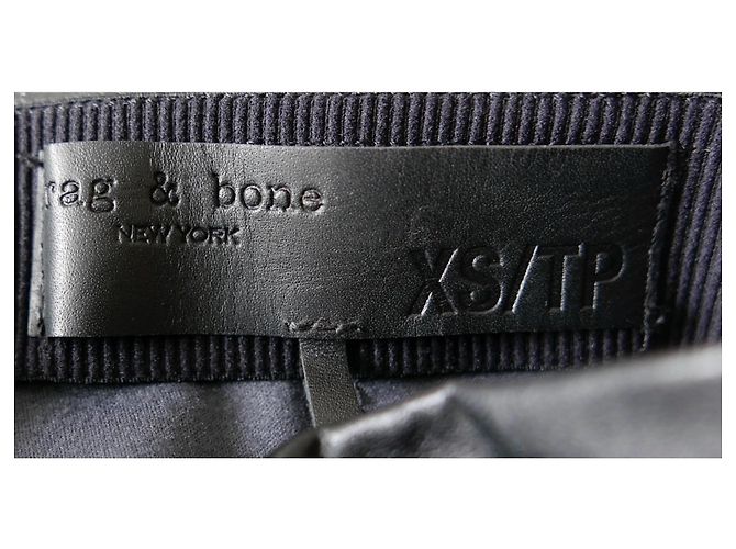 Rag & Bone Nina Kunstlederleggings Schwarz - Ansicht 5