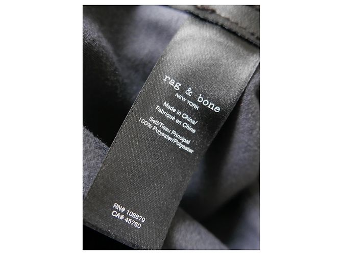 Rag & Bone Nina Kunstlederleggings Schwarz - Ansicht 6