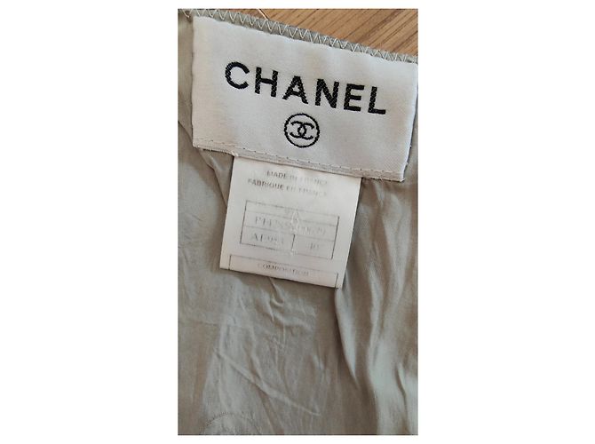 Chanel Lederkleid Silber 1999 Runway - Ansicht 18