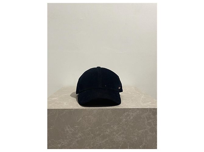 SAINT LAURENT Cappelli T.Internazionale XL Tessuto Nero - vista 3