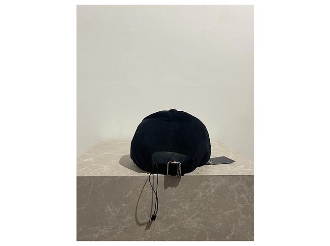 SAINT LAURENT Cappelli T.Internazionale XL Tessuto Nero - vista 4