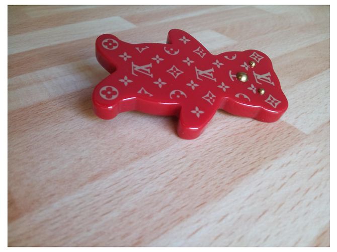 Spilla Orsacchiotto Louis Vuitton Rossa Rosso - vista 2