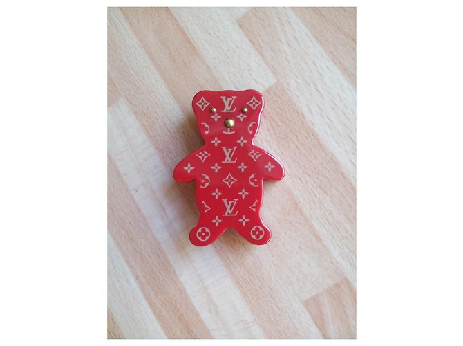 Spilla Orsacchiotto Louis Vuitton Rossa Rosso - vista 3