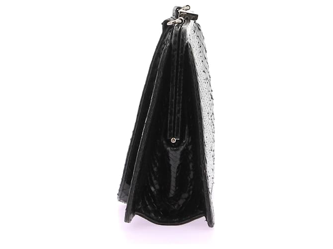 Autre Marque Non Firmato / Borse non firmate T. Python Nero - vista 4