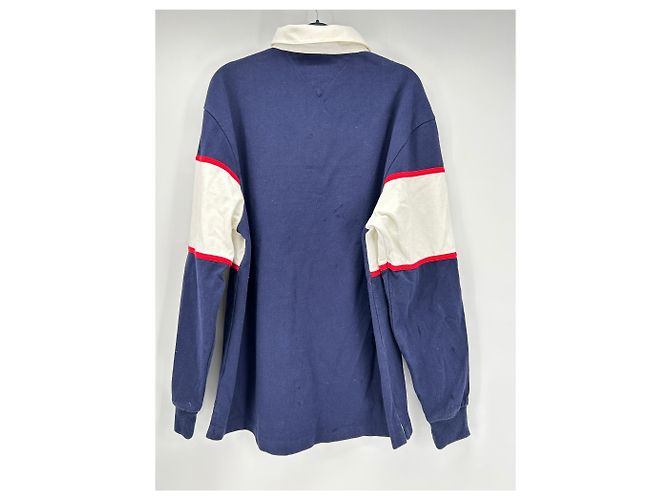 Tommy Hilfiger Polo Tommy Jeans T.International S Cotone Blu - vista 2