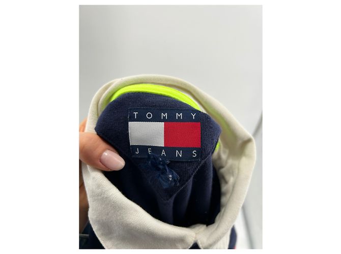 Tommy Hilfiger Polo Tommy Jeans T.International S Cotone Blu - vista 3
