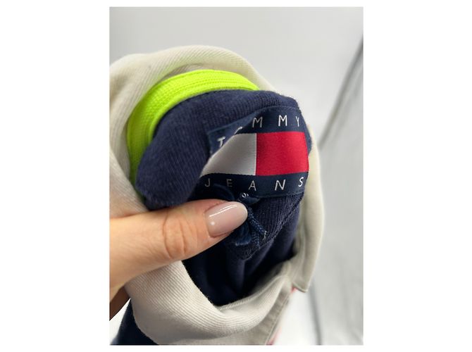 Tommy Hilfiger Polo Tommy Jeans T.International S Cotone Blu - vista 4