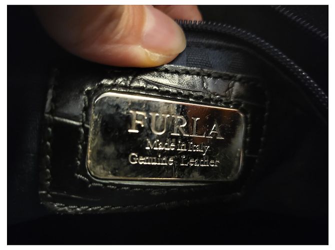 Borsa Furla in pelle nera Nero - vista 2