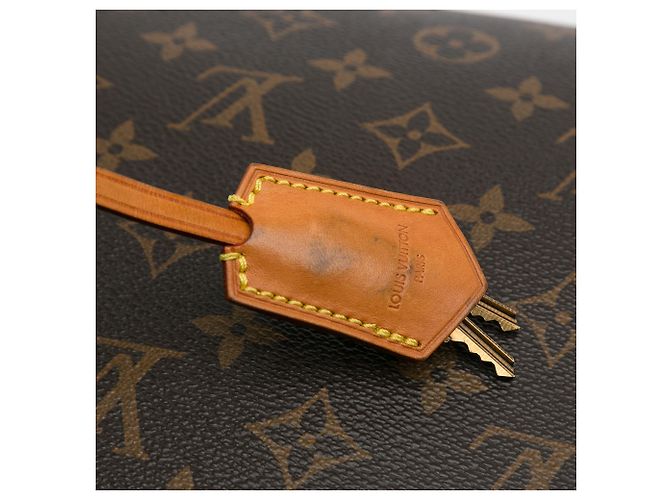 Catena Louis Vuitton Lockit Monogramma Marrone MM - vista 10