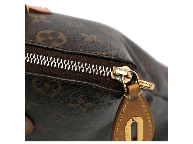 Catena Louis Vuitton Lockit Monogramma Marrone MM - vista 11