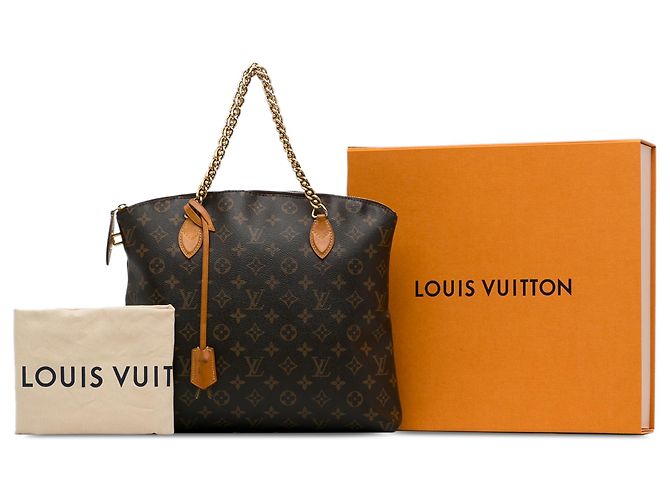 Catena Louis Vuitton Lockit Monogramma Marrone MM - vista 17