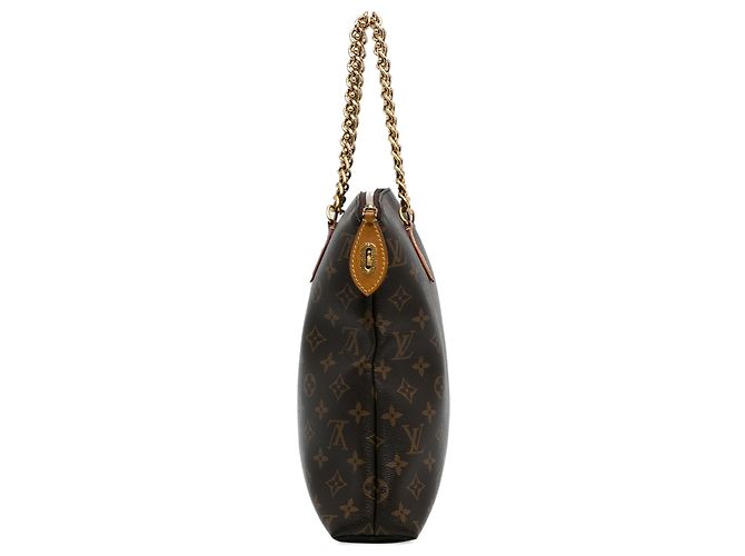 Catena Louis Vuitton Lockit Monogramma Marrone MM - vista 4
