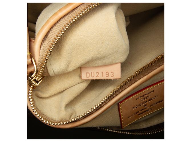 Catena Louis Vuitton Lockit Monogramma Marrone MM - vista 8