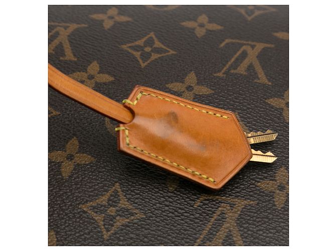 Catena Louis Vuitton Lockit Monogramma Marrone MM - vista 9
