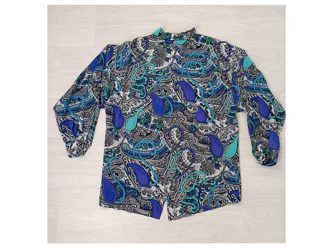 Blusa de paisley Escada dos anos oitenta Multicor - vista 2