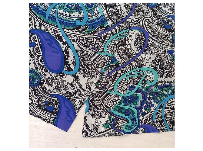 Blusa de paisley Escada dos anos oitenta Multicor - vista 7