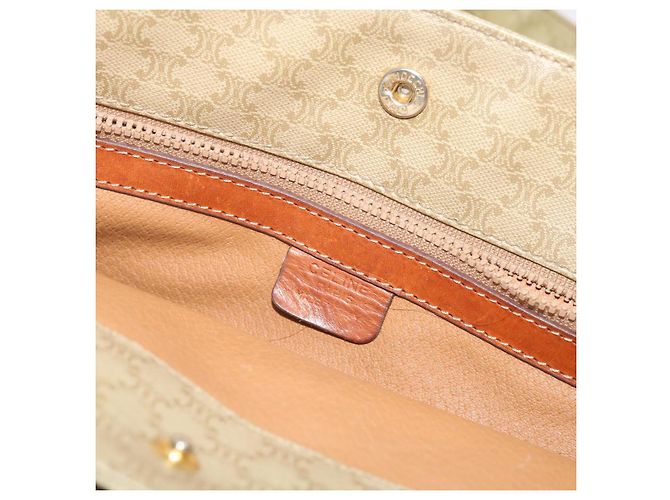 Céline CELINE Macadam Canvas Einkaufstasche Beige Auth bs12760 - Ansicht 10