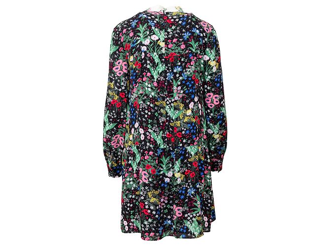 Valentino – Midikleid mit Blumendruck Mehrfarben - Ansicht 3