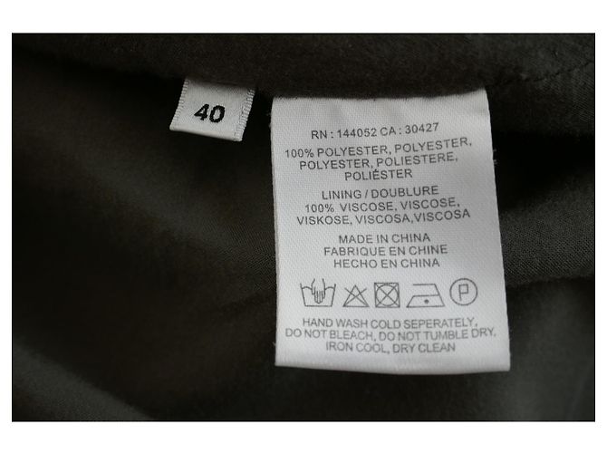 Falda plisada Kenzo de algodón negra Negro Crudo Bronce Marrón oscuro - vista 5