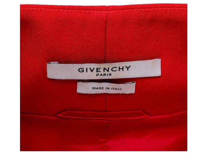 Completo in lana rosso Givenchy - vista 11