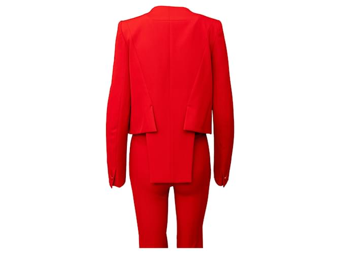 Completo in lana rosso Givenchy - vista 4