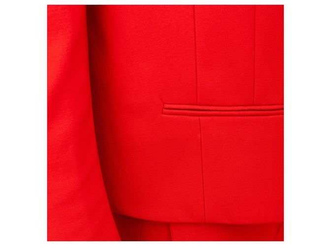 Completo in lana rosso Givenchy - vista 7
