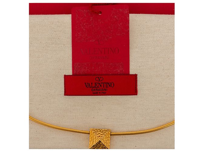 Cintura rigida Valentino placcata oro D'oro - vista 10