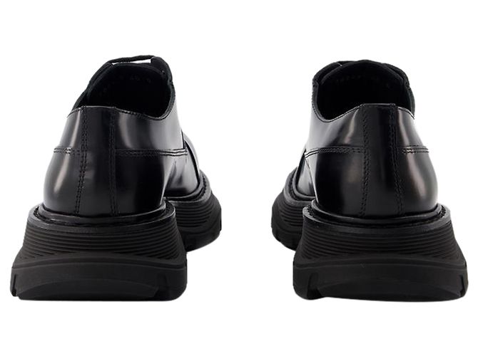Mocassini Treadslick - Alexander McQueen - Pelle - Nero - vista 3