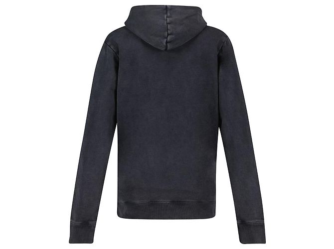 Courreges Sudadera con capucha polar de algodón gris - vista 2