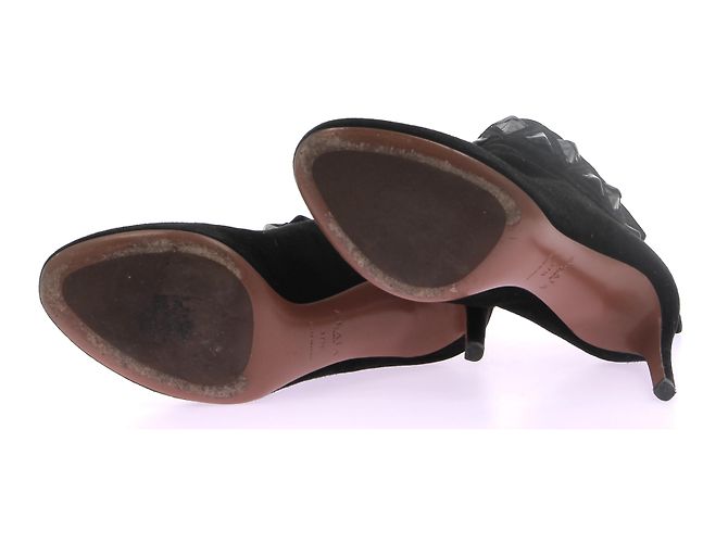 Stivaletti Alaïa T.EU 37.5 Camoscio Nero - vista 7