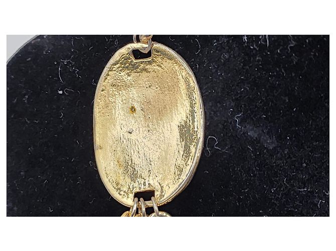 Cambon Collar cinturón de cadena de accesorios icónicos de Chanel CC Coco Paris (raro) Gold hardware - vista 12