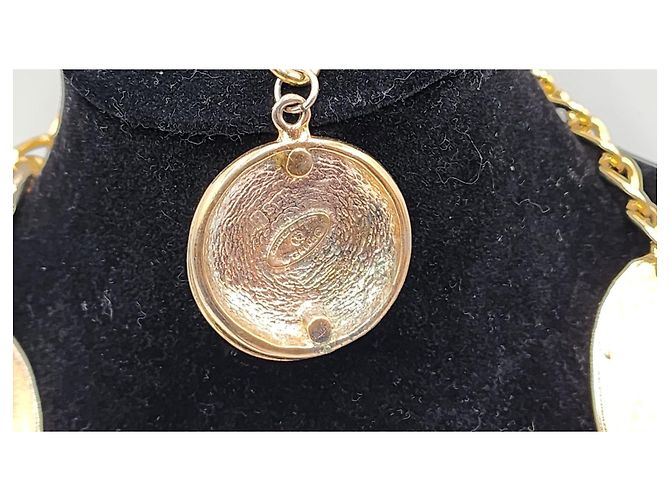 Cambon Collar cinturón de cadena de accesorios icónicos de Chanel CC Coco Paris (raro) Gold hardware - vista 7
