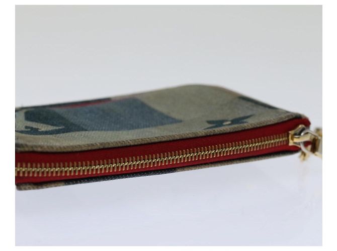 LOUIS VUITTON Monogram Denim Mini Pochette Accesorios Azul M68760 LV Auth 69550 - vista 5