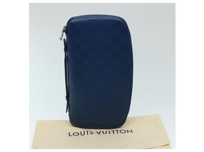 LOUIS VUITTON Damier Infini Organizer Borsa Atholl Blu Nettuno N41396 auth 69401 - vista 12