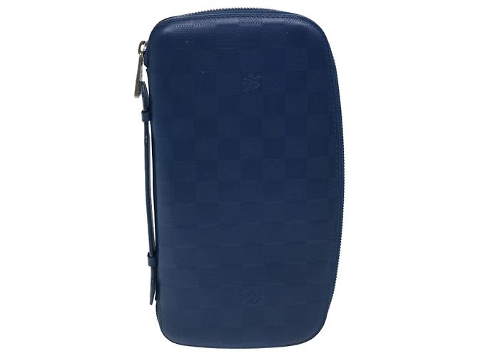 LOUIS VUITTON Damier Infini Organizer Borsa Atholl Blu Nettuno N41396 auth 69401 - vista 13