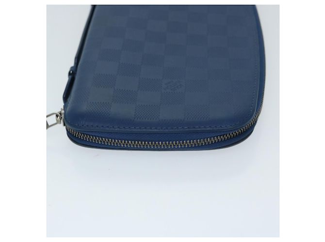 LOUIS VUITTON Damier Infini Organizer Borsa Atholl Blu Nettuno N41396 auth 69401 - vista 4