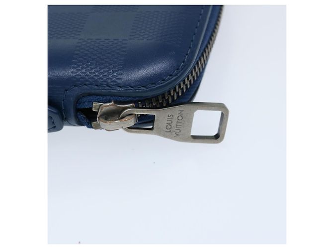 LOUIS VUITTON Damier Infini Organizer Borsa Atholl Blu Nettuno N41396 auth 69401 - vista 7