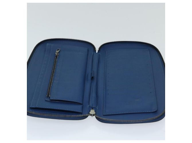 LOUIS VUITTON Damier Infini Organizer Borsa Atholl Blu Nettuno N41396 auth 69401 - vista 9