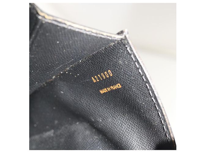 LOUIS VUITTON Pochette Epi Biface Nera M52322 LV Auth em5968 Nero - vista 12