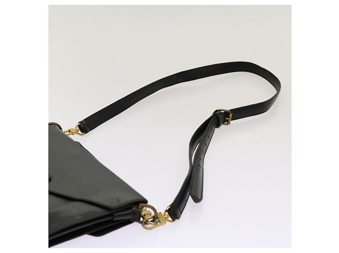LOUIS VUITTON Pochette Epi Biface Nera M52322 LV Auth em5968 Nero - vista 14