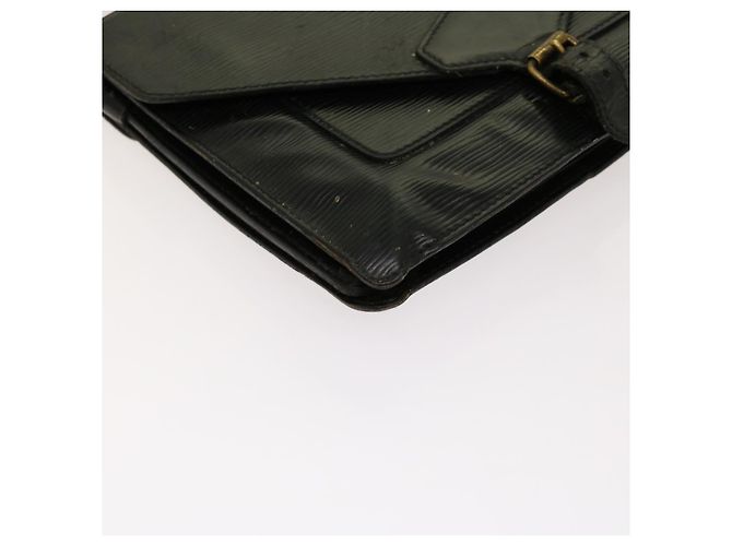 LOUIS VUITTON Pochette Epi Biface Nera M52322 LV Auth em5968 Nero - vista 18