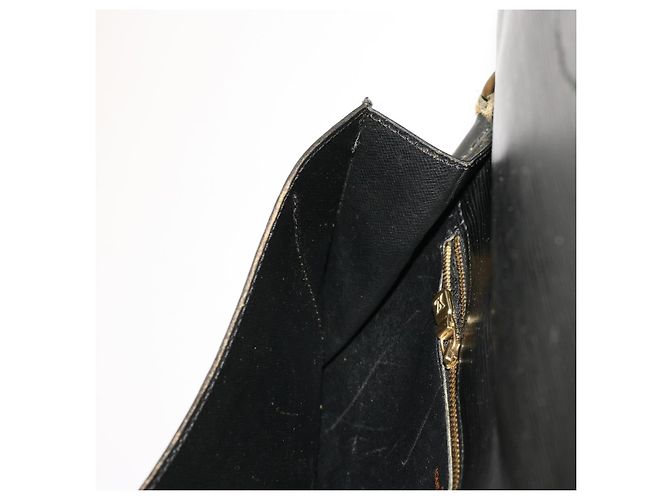 LOUIS VUITTON Pochette Epi Biface Nera M52322 LV Auth em5968 Nero - vista 20