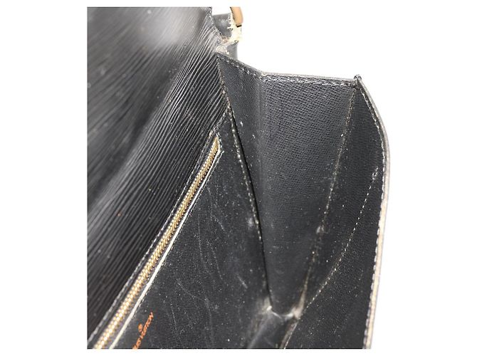 LOUIS VUITTON Pochette Epi Biface Nera M52322 LV Auth em5968 Nero - vista 21