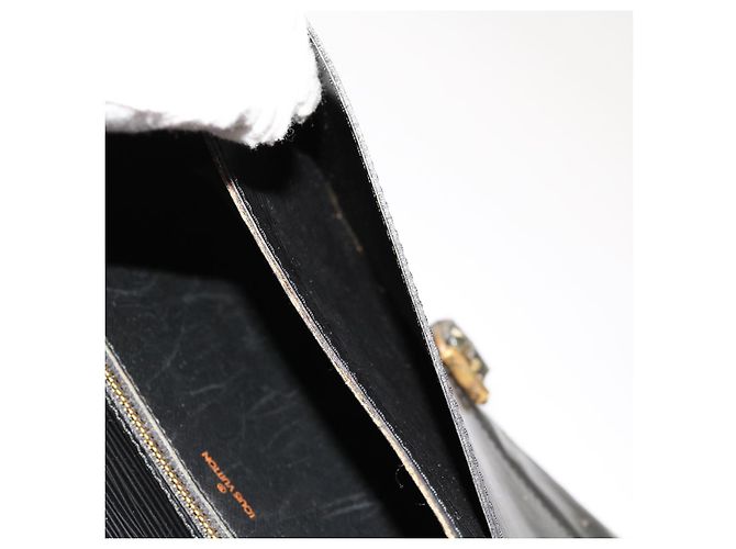 LOUIS VUITTON Pochette Epi Biface Nera M52322 LV Auth em5968 Nero - vista 22