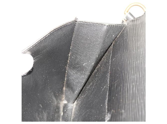 LOUIS VUITTON Pochette Epi Biface Nera M52322 LV Auth em5968 Nero - vista 26
