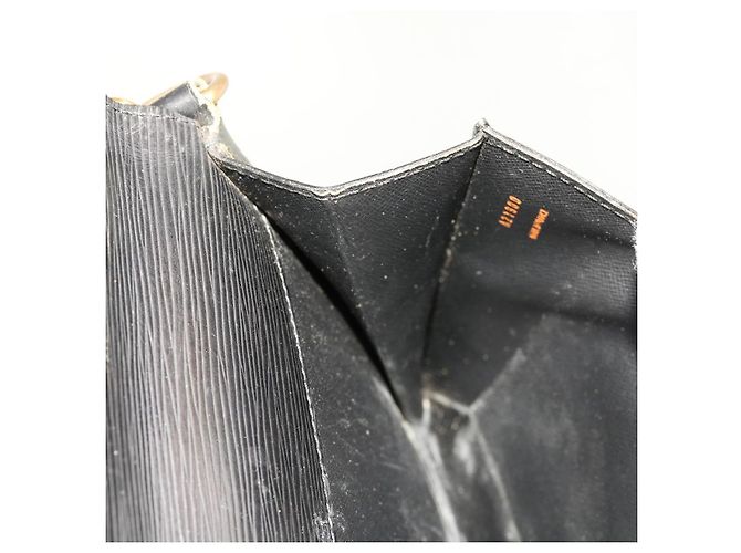 LOUIS VUITTON Pochette Epi Biface Nera M52322 LV Auth em5968 Nero - vista 27