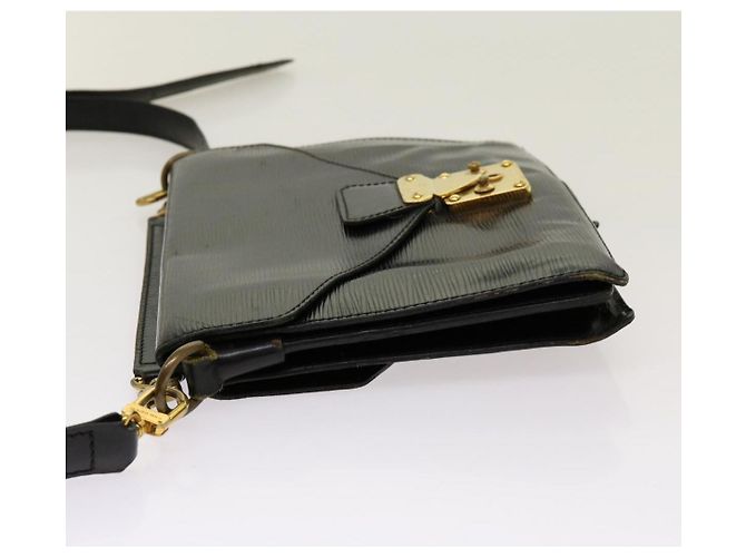 LOUIS VUITTON Pochette Epi Biface Nera M52322 LV Auth em5968 Nero - vista 4