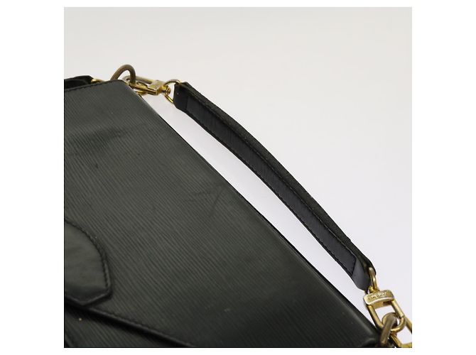 LOUIS VUITTON Pochette Epi Biface Nera M52322 LV Auth em5968 Nero - vista 7