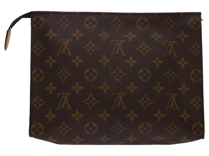 Louis Vuitton Monogram Poche Toilette 26 Marsupio M47542 LV Auth em5979 Monogramma - vista 2
